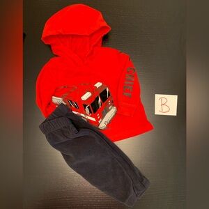 Carter’s 6m Fire Truck Theme 2 Piece Set